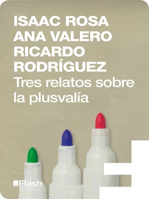 cover image of Tres relatos sobre la plusvalía (Flash Relatos)